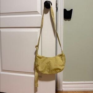 NWT BAGGU Small Nylon Crescent Shoulder Bag